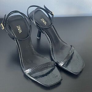 Zara black sandals